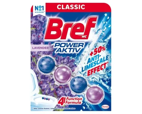 Туалетний блок Bref Сила Актив Свежесть Лаванды 50 г (9000100956079)
