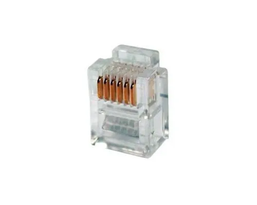 Конектор Eserver RJ12 6P6С, уп. 100шт (WT-6001D)