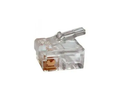 Конектор Eserver RJ12 6P6С, уп. 100шт (WT-6001D)