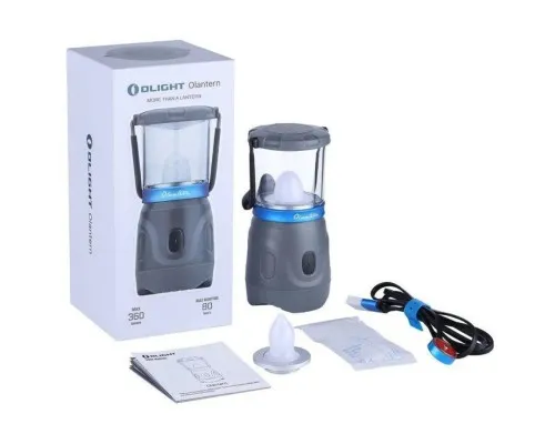 Ліхтар Olight Olantern Red + дві насадки в комплекті (Olantern Grey)
