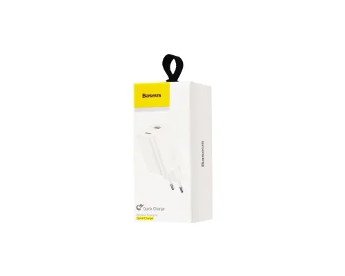 Зарядний пристрій Baseus 1xUSB 18W white (CCALL-BX02)