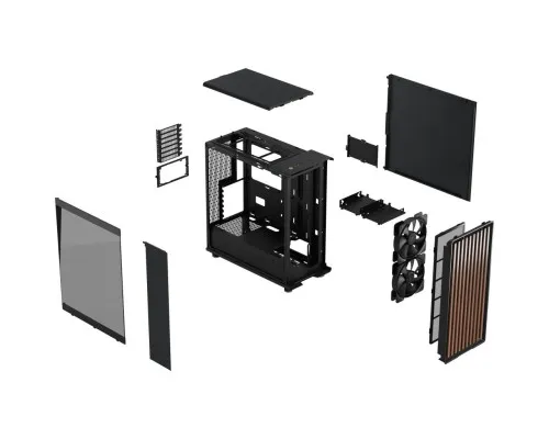 Корпус для ПК Fractal Design North Charcoal Black TG Dark (FD-C-NOR1C-02)