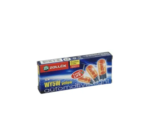 Автолампа Zollex WY5W amber 12V
