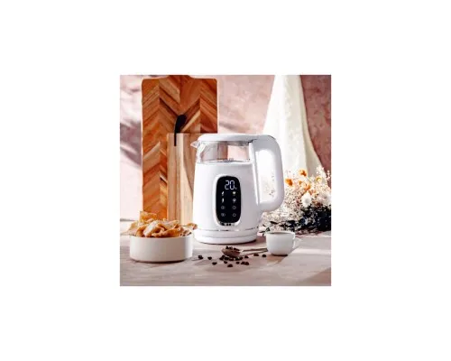 Електрочайник Adler AD 1305 white silver