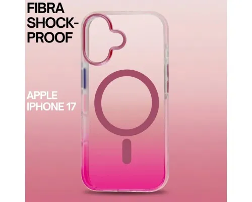 Чохол до мобільного телефона BeCover FIBRA Shock-Proof MagSafe Apple iPhone 17 Pink (715447)