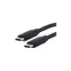 Дата кабель USB-C to USB-C 1.0m 60W black Kingda (KD-UCUC3002-1m)