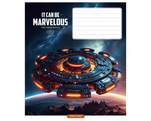 Зошит Школярик Star Marvelous 18 аркушів лінія (018-3591L)