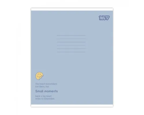 Зошит Yes Small moments А5 12 аркушів лінія (768686)