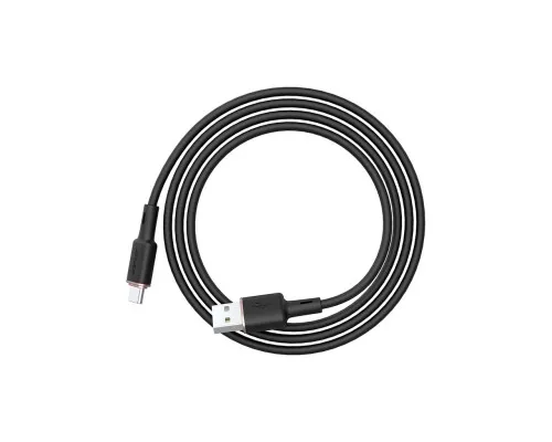 Дата кабель USB 2.0 AM to USB-C 1.2m 3A silicon black Acefast (6974316280767)