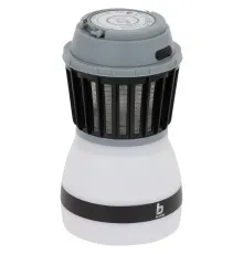 Ліхтар Bo-Camp + знищувач комах Atom WP Rechargable 200 Lumen Grey/Black (5818805) (DAS303871)