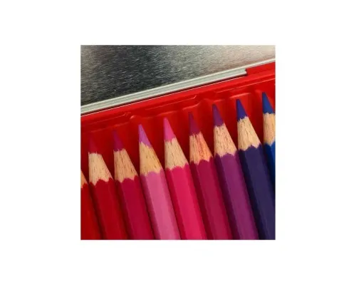 Олівці кольорові Faber-Castell Замок, 36 кольорів, у металевій коробці 115886 (26176)