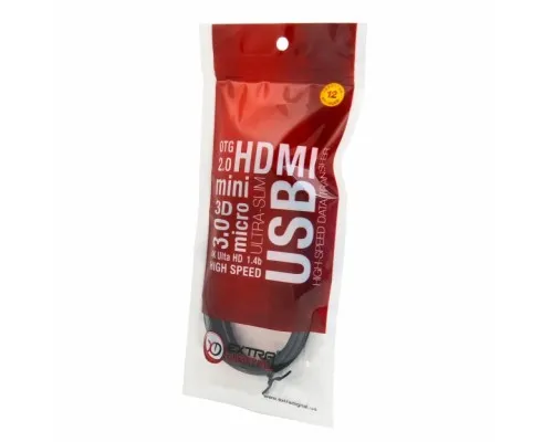 Дата кабель USB 2.0 AM to Micro 5P 1.5m long connector Extradigital (KBU1662)