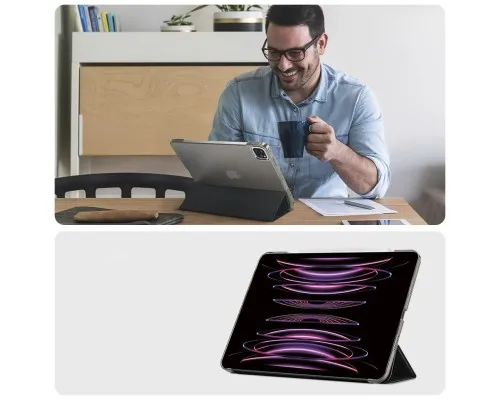 Чохол до планшета BeCover Tri Fold Hard Apple iPad Air 13" M2/M3 (2024/2025) Black (711471)