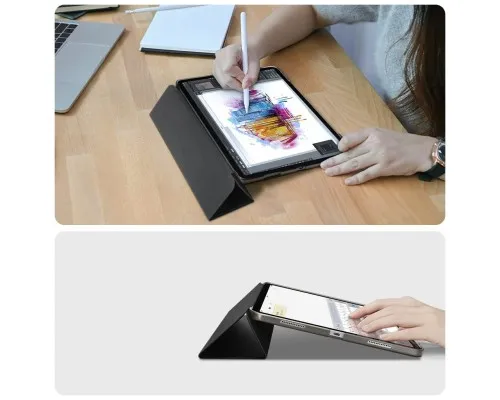 Чохол до планшета BeCover Tri Fold Hard Apple iPad Air 13" M2/M3 (2024/2025) Black (711471)