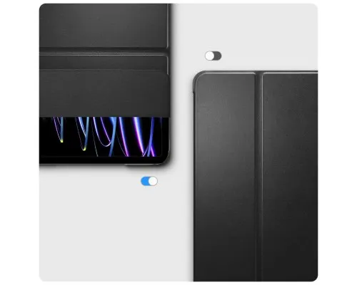Чохол до планшета BeCover Tri Fold Hard Apple iPad Air 13" M2/M3 (2024/2025) Black (711471)
