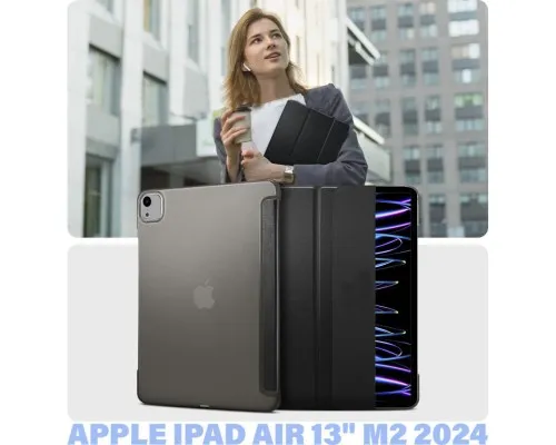 Чохол до планшета BeCover Tri Fold Hard Apple iPad Air 13" M2/M3 (2024/2025) Black (711471)