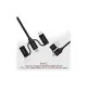 Дата кабель USB 2.0 AM to Lightning + Micro 5P + Type-C pentapower.black Promate (pentapower.black)
