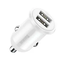 Зарядний пристрій Baseus 2xUSB 24W Grain Pro (CCALLP-02)