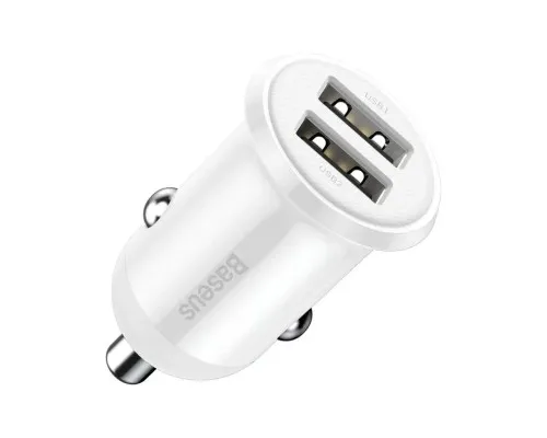 Зарядний пристрій Baseus 2xUSB 24W Grain Pro (CCALLP-02)