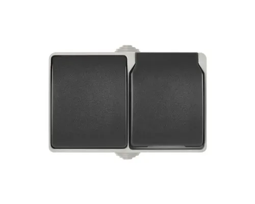 Розетка EMOS 16A 250V IP44 подвійна (A1396.2)