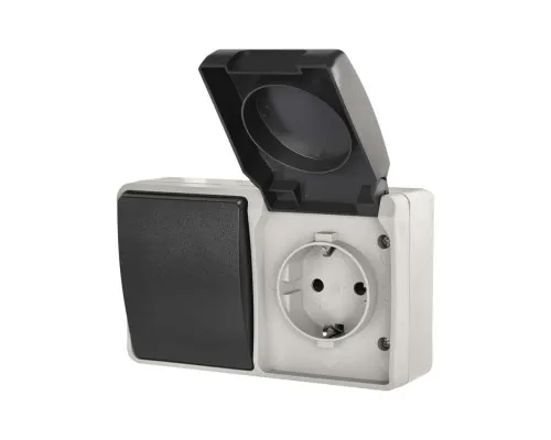 Розетка EMOS 16A 250V IP44 подвійна (A1396.2)