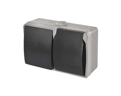 Розетка EMOS 16A 250V IP44 подвійна (A1396.2)