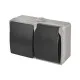 Розетка EMOS 16A 250V IP44 подвійна (A1396.2)