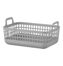 Кошик для зберігання Ardesto 33x22x16.3 см Сірий 7 л (ARHC2507GG)