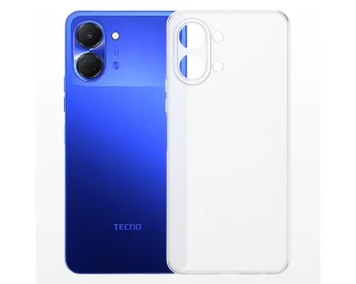 Чохол до мобільного телефона BeCover Silicone Tecno Spark Go 3 (KN3) Transparent (715692)