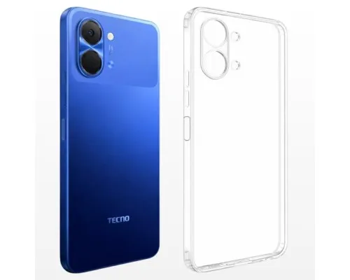 Чохол до мобільного телефона BeCover Silicone Tecno Spark Go 3 (KN3) Transparent (715692)