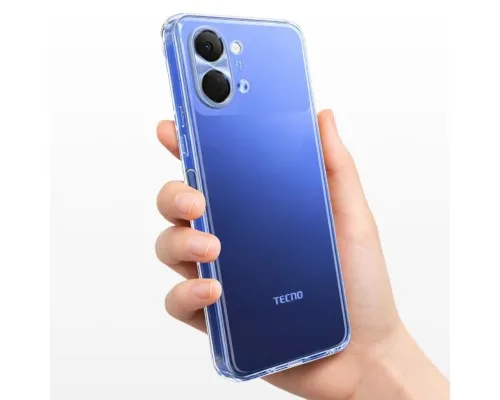 Чохол до мобільного телефона BeCover Silicone Tecno Spark Go 3 (KN3) Transparent (715692)