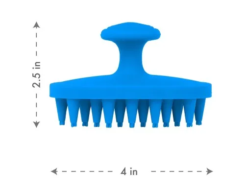 Гребінець для тварин Dexas BrushBuster блакитний (0084297309442)