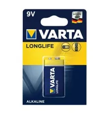 Батарейка Varta Longlife 9V 6LR61 (04122101411)