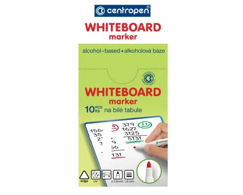 Маркер Centropen Board 2709 1-2 мм, round tip, black (2709/01)
