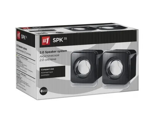 Акустична система Defender SPK 35 5W USB black (65635)