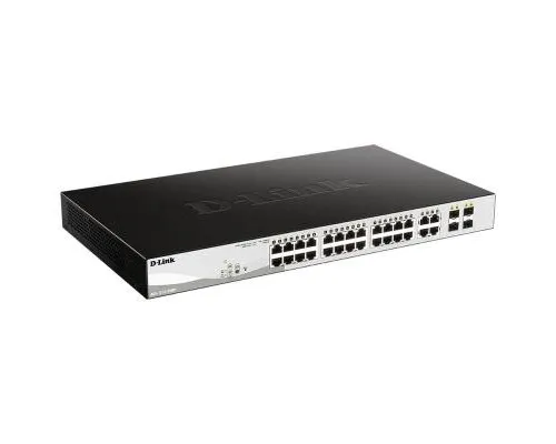 Комутатор мережевий D-Link DGS-1210-28MP/F1A (DGS-1210-28MP)