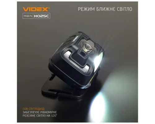 Ліхтар Videx 310Lm 5000K (VLF-H025C)