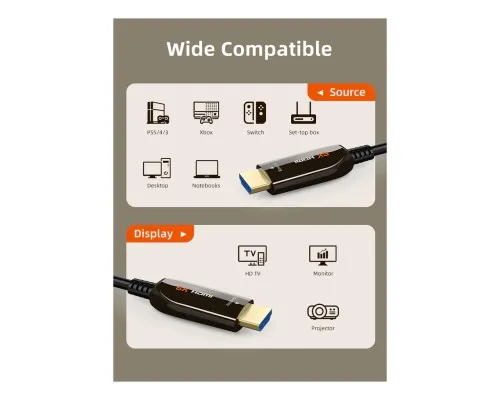 Кабель мультимедійний HDMI to HDMI 10.0m v2.1 Cabletime (CA914029)