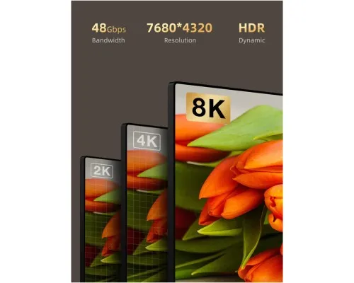 Кабель мультимедійний HDMI to HDMI 10.0m v2.1 Cabletime (CA914029)