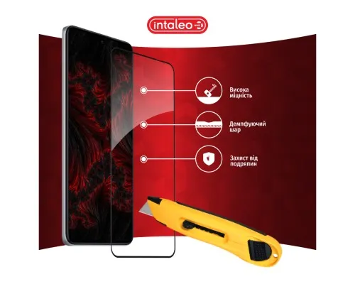 Скло захисне Intaleo Full Glue Xiaomi Poco F5 Pro Black (1283126589928)