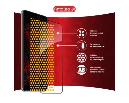 Скло захисне Intaleo Full Glue Xiaomi Poco F5 Pro Black (1283126589928)