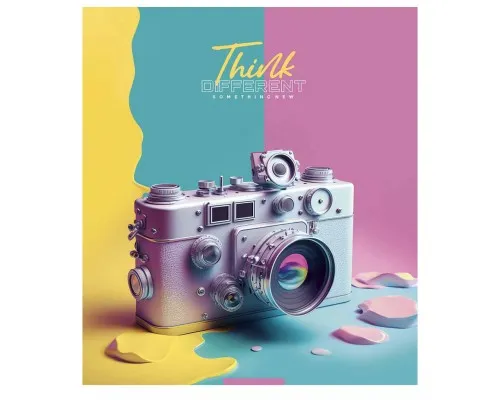 Зошит Школярик Think different 96 аркушів лінія (096-3395L)