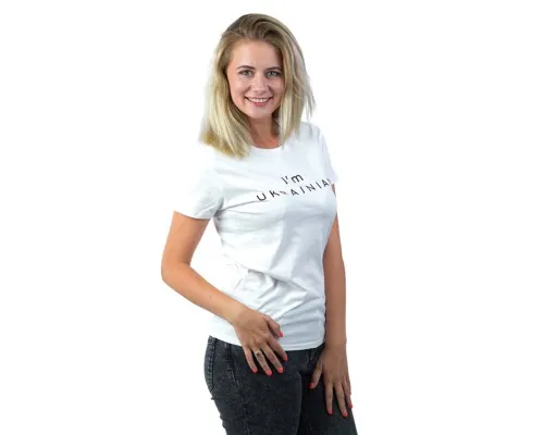 Футболка Sol's Pioneer Women I'am Ukrainian білий M (03579102/138M)
