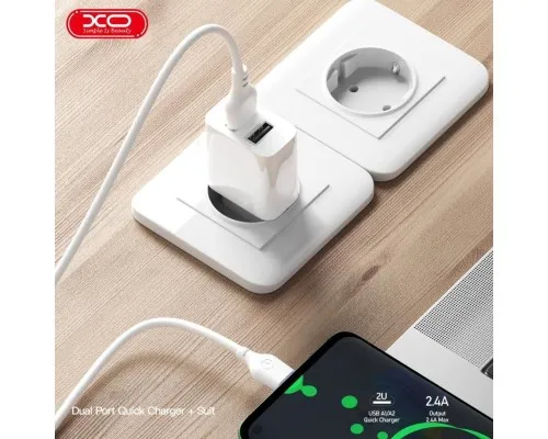 Зарядний пристрій XO 2xUSB QC3.0 (XO-QC09)