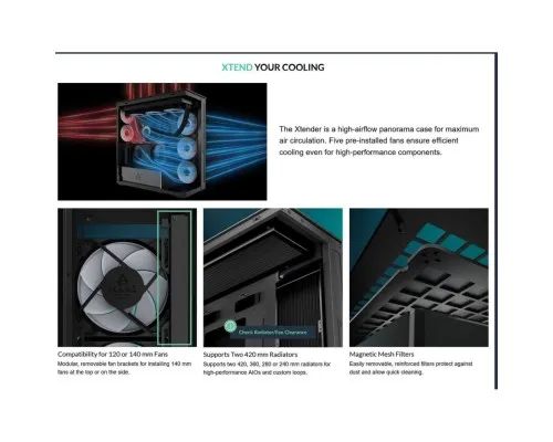 Корпус для ПК Arctic XTENDERVG B (ACPCC00016A)