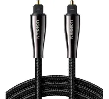 Кабель мультимедійний Optical Toslink 2.0m AV108 black Ugreen (10540)