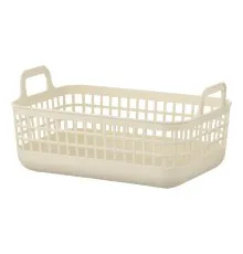 Кошик для зберігання Ardesto 33x22x16.3 см Бежевий 7 л (ARHC2507BG)