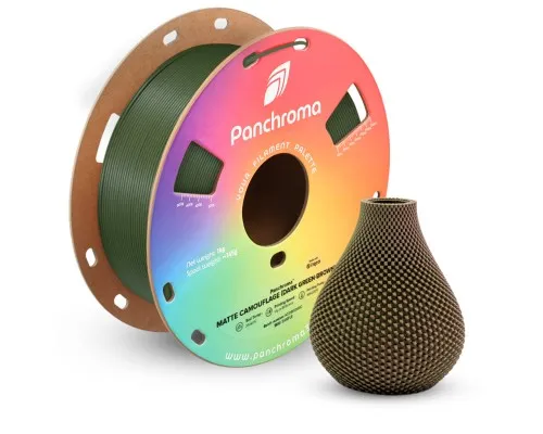 Пластик для 3D-принтера Polymaker PLA PANCHROMA DUAL MATTE 1,75mm 1kg CAMOUFLAGE (CA04042)