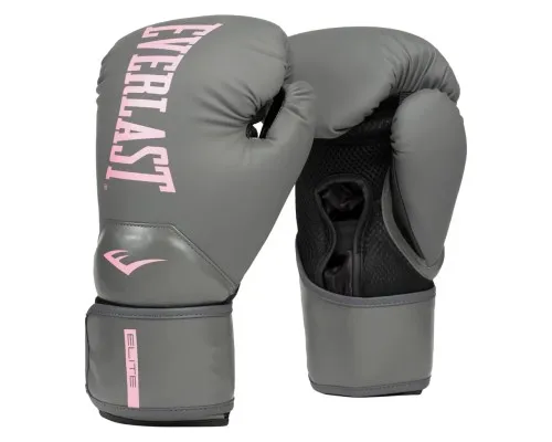 Боксерські рукавички Everlast Elite 2 Boxing Glove P00003312 сірий, рожевий 14 унцій (009283624125)