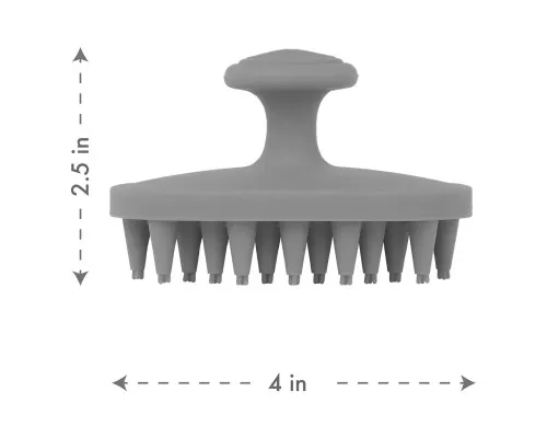Гребінець для тварин Dexas BrushBuster світло-сірий (0084297309459)